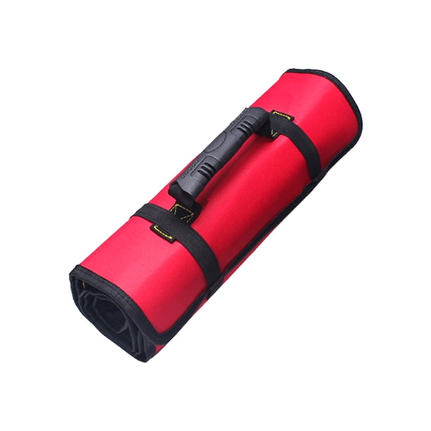Bolsa de almacenamiento de llaves Riwesomey impermeable de tela Oxford color rojo