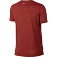 thumbnail image 2 of Nike Women's Slub Short Sleeve Running Top (Large, Dune Red), 2 of 2
