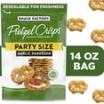 thumbnail image 3 of Snack Factory Garlic Parmesan Pretzel Crisps, 14 oz Party Size Bag (Pack of 8), 3 of 5