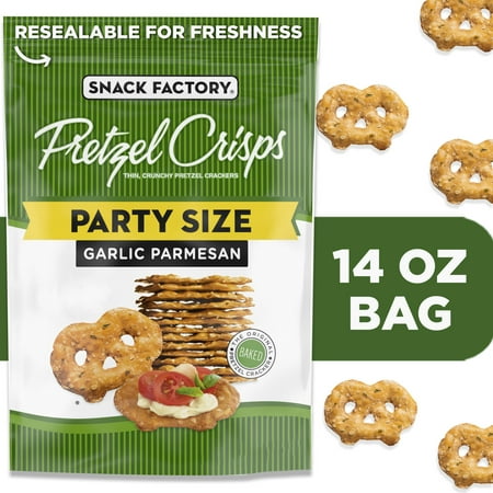 UPC 049508001607 product image for Snack Factory Garlic Parmesan Pretzel Crisps  14 oz Party Size Bag | upcitemdb.com