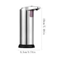 thumbnail image 3 of Bilqis Soap Dispenser, Touchless Automatic Soap Dispenser, Waterproof Base Stainless Steel Infrared Sensor Type Adjustable Soap Dispenser for Family Restaurants, 3 of 7