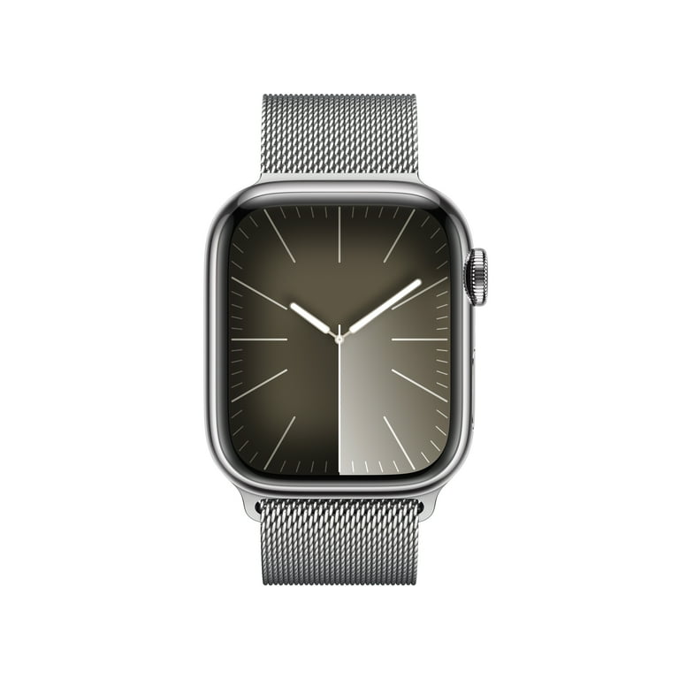 Apple Watch Series 9 [GPS + Cellular 41mm] Smartwatch with Silver