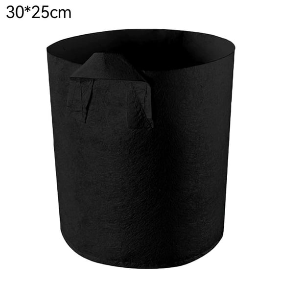 Agiufgs Grow Bags 30 Gallon, Breathable Non-Woven Fabric with Reinforced Handles, for Gardening Patio Balcony Indoor, Black