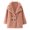 Pink, variant on Little Girls Faux Fur Teddy Long Coat Kids Winter Sherpa Fleece Jacket Thick Warm Comfy Outwear Clothes Fuzzy Overcoat