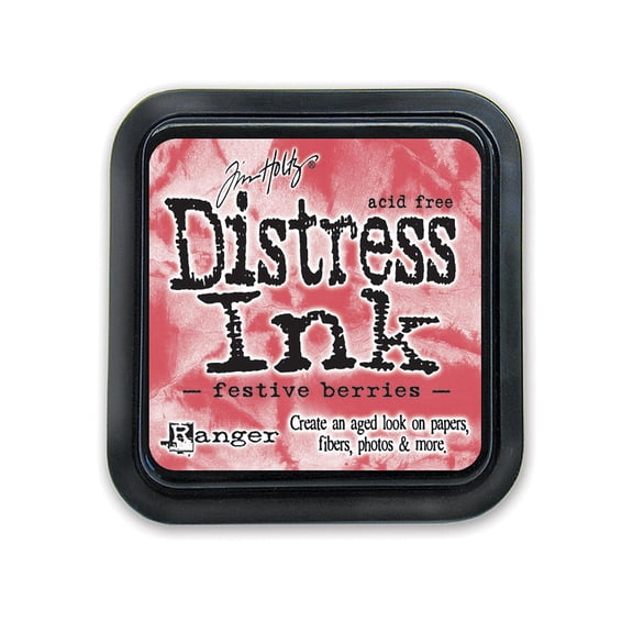 Tim Holtz Distress Ink festive berries, pad (pack of 3)