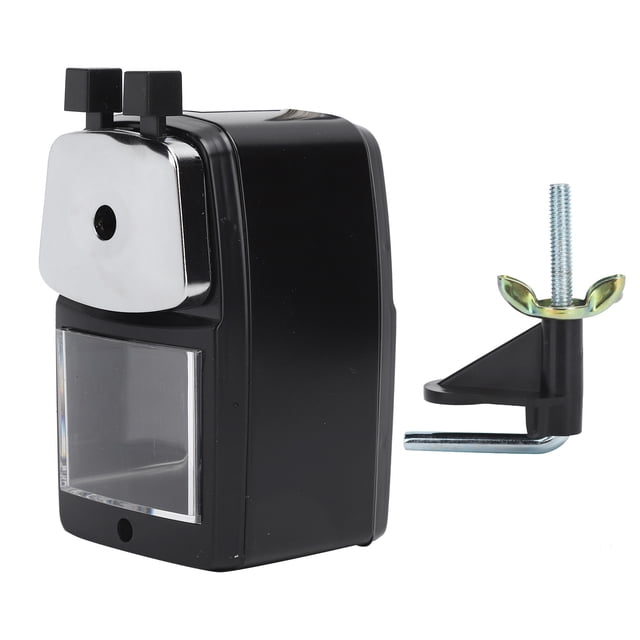 Sacapuntas Manual con hoja helicoidal ajustable con protector de 8mm para oficina, aula, hogar