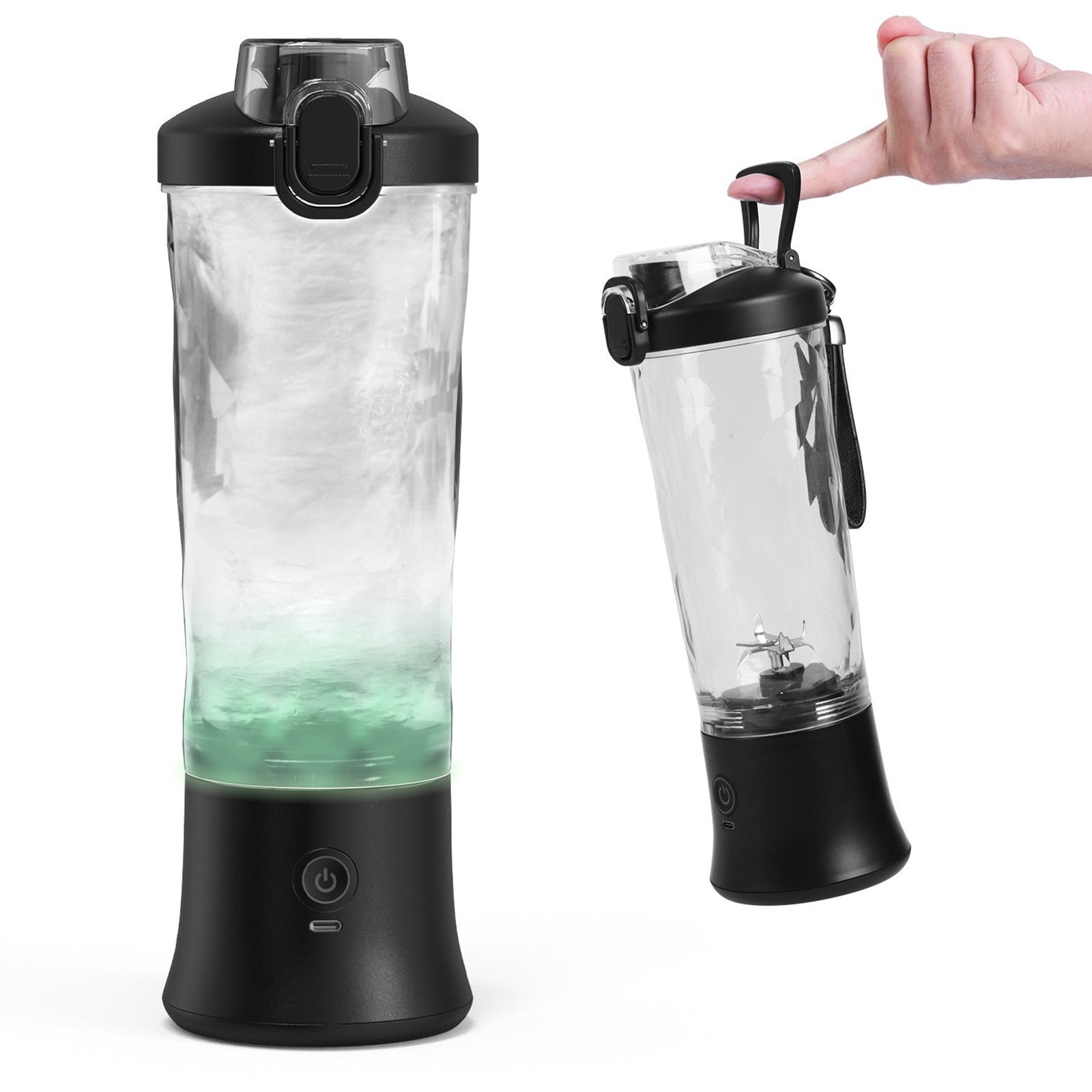 XIBUFE 2026 New Blender Convenient Portability Hand Mixer Electric Handheld Dual 2000Mah Batteries Mixer Electric Handheld for Smoothies Shakes Baking Coffee Black