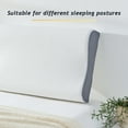 thumbnail image 2 of Kingrest Cooling Memory Foam Pillow for Neck Pain Relief Sleeping, Cervical Neck Pillow Adjustable Ergonomic Memory Foam Pillow For Side Back Stomach Sleepers Medium Firmness Quality (1 Pack), 2 of 9