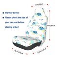 thumbnail image 2 of Picia Sea Turtle Print Waterproof Sweating Car Seat Cover for Post Gym Workout, Running, Beach and Hiking, Universal Fit Anti-Slip Bucket Seat Protector, 2 of 5