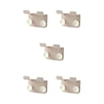 thumbnail image 1 of Wosthever Estante para secador de pelo de montaje en pared, soporte para cepillos autoadhesivo, estante de almacenamiento para el baño en la sala de Rosa 5piezas Wosthever CBP185857, 1 of 6