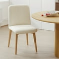 thumbnail image 3 of Bethea Solid Wood and Fabric Dining Chairs in Natural Color (Set of 2), 3 of 7