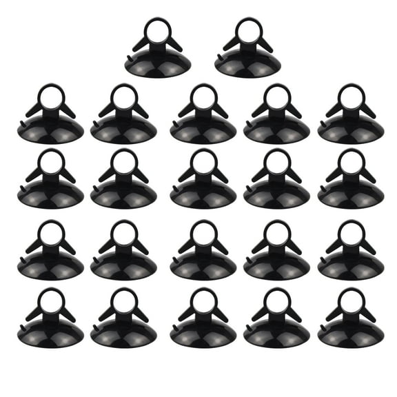 22PCS Thicken Suction Cup Car Glass Windshield Sunshade PVC Sucker Automotive Glass 40mm Suction Cup Black