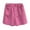 Pink, variant on AKOEE Cotton Summer Shorts Womens Elastic Waist Wide Leg Casual Short Pants with Pockets Solid Color Dressy Shorts (XL, White)