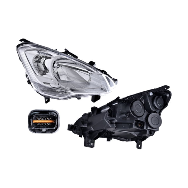Faro Eléctrico DEPO Partner 2016 A 2017 Peugeot C/Motor P/Halog