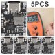 thumbnail image 1 of 5 Uds Tipo C USB 2S/3S 15W BMS 3 7 V Batería Litio Placa Carga Rápida, 1 of 4