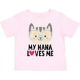 thumbnail image 3 of Inktastic Nana Loves Me Grandchild Girls Toddler T-Shirt, 3 of 5