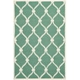 thumbnail image 2 of SAFAVIEH Cambridge Raleigh Geometric Wool Area Rug, Teal/Ivory, 4' x 6', 2 of 8
