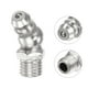 thumbnail image 4 of Niquelado Hierro 45 Grados Grasera M8 x 1mm Rosca Hidráulico Engrasador Accesorios, 20 Piezas Unique Bargains accesorios para tornos electricos, 4 of 5