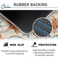 thumbnail image 4 of Summer Starfish Shell Coral Decorative Front Door Mat, Beach Coastal Wave Stripes Doormat Indoor Outdoor Non-Slip Floor Entryway Rug, Nautical Seasonal Home Kitchen Decoration 17x30 Inch, 4 of 6