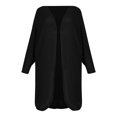 thumbnail image 4 of LOVZFMLL Cardigan pour Femmes Manches Longues Décontracté Patchwork Rayé Long Cardigan Haut Blouse Manteau, 4 of 6