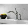 thumbnail image 3 of Delta Linden Kitchen Faucet with Diamond Seal Technology and Integral Side Spray, Available in Various Colors, 3 of 4