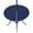 Navy Blue, variant on Round Outdoor Tablecloth with Umbrella Hole and Zipper, Light Yellow Tablecloth with Elastic Waterproof, Minimalist Modern Solid Color Yellow Patio Table Covers for 45" - 54" Picnic Pool Tables