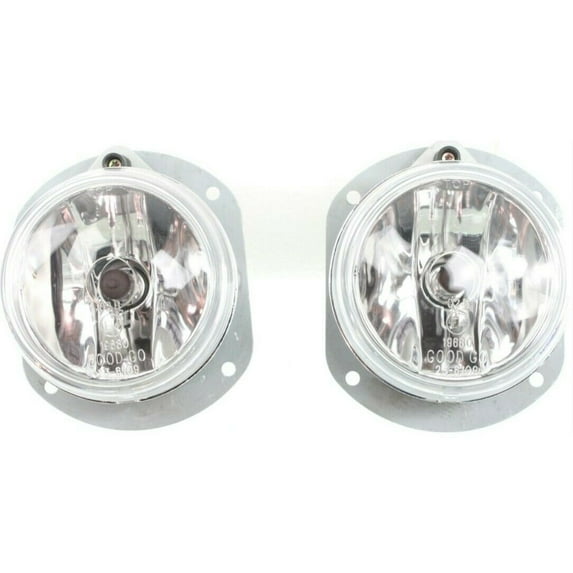 Set of 2 Clear Lens Fog Light For 2006-11 M Benz ML350 LH & RH w/ Bulbs