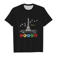 thumbnail image 2 of Toddler Girl's Paris Tshirts Graphic Short Sleeve T-Shirt Kids Sports Fans Gift, 2 of 3
