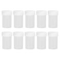 thumbnail image 1 of Tarro de muestra de cosméticos, 10 unidades de almacenamiento de arte de uñas, contenedor de muestra de cosméticos, tarro redondo de plástico, verdadera excelencia, 1 of 8