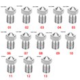 thumbnail image 2 of serony 3D Printer Nozzle Stainless Steel Extrude Head Mini Firm Printer Thread Removable Filament Nozzle, 0.4/3mm, 2 of 9