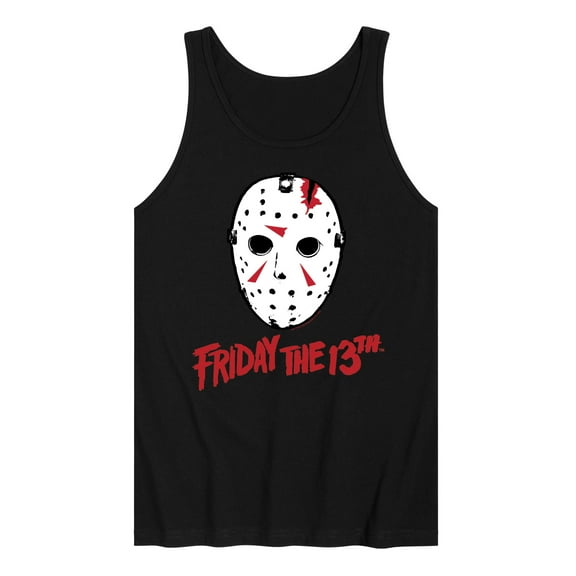 Friday the 13th - Ski Mask And Logo - Men's Jersey Tank Top