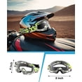 thumbnail image 5 of Motorcycle Goggle ATV Dirt Bike Off Road Racing Motocross Goggles for Men,Women, Adults, 5 of 6