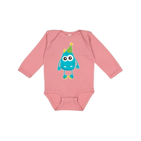 

Inktastic Blue Monster Gift Baby Boy or Baby Girl Long Sleeve Bodysuit