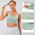 thumbnail image 6 of Atogsazn Womens Casual High Neck Tank Top Summer Yoga Athletic Sleeve Top Fashion Gym Clothes 02-Green XL, 6 of 9