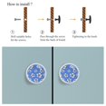 thumbnail image 4 of 4 Pcs Flower Knobs for Kitchen Cabinet Cupboard Dresser Bookcase Drawer Pulls Handles Round Home Decor, 4 of 5