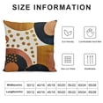 thumbnail image 5 of JEUXUS  Mid Century Modern Boho Abstract Throw Pillow Covers  Aesthetic Navy Blue Burnt Orange Pillow Covers Geometric Minimalist Decor for Couch Home Decor, 5 of 5