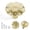 Brushed Gold(1.2inch), variant on 8 Pack 2.4 Inch Brushed Gold Flower Cabinet Knobs, Vintage Floral Drawer Pulls – Decorative Dresser Handles for Furniture, Vanity, Closet, Bathroom – Unique Antique Hardware