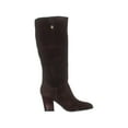 thumbnail image 4 of Womens Tommy Hilfiger Rosario Knee High Boots, Dark Brown Suede, 10 US, 4 of 5