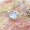 thumbnail image 2 of Earth Gems Jewelry Moonstone Ring Birthstone Ring Ring Sterling Silver Ring Handmade Ring Statement Ring for Women, 2 of 5