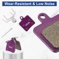 thumbnail image 5 of 4set Disc Brake Pad 1.04" x 1.23" Semi-Metallic Resin Bike Brake Pads with Spring and Pin for BB7 M355 M446 M640 Mountain Road Bikes, Purple, 5 of 7