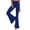 Dark Blue, variant on Kureaily Womens Solid Sport Length Full Casual Pants Flare Leg High Waist Trousers Women's Wide Leg Pants