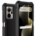 thumbnail image 6 of TJS for Cricket Outlast 5G 2024 / AT&T Motivate Pro 5G 2024 Phone Case, with Tempered Glass Screen Protector, Full Body Protective Heavy Duty Hybrid Bumper Cover (Clear), 6 of 6