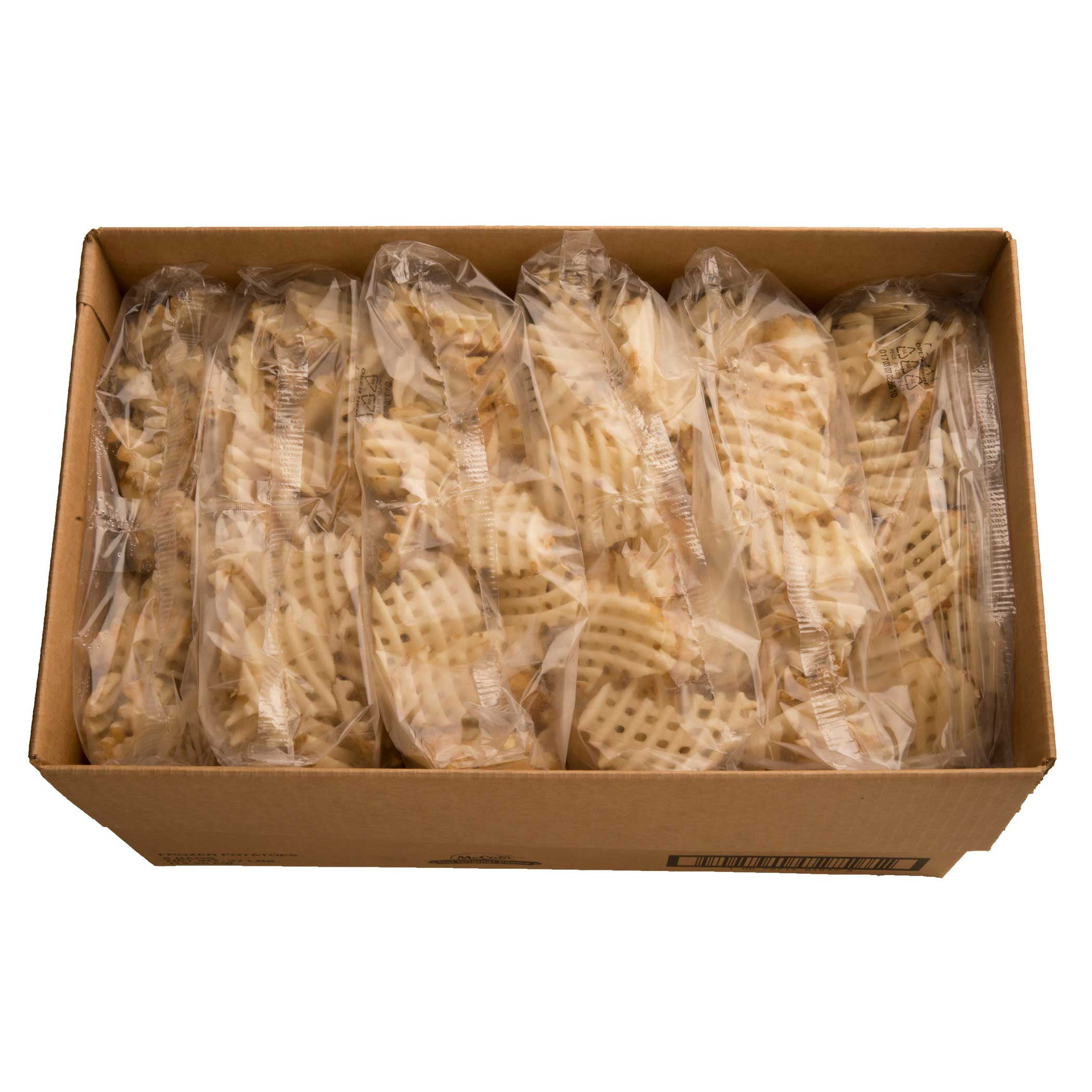 McCain Ore Ida Cross Trax Waffle Potato Fry, 4.5 Pound -- 6 per case.