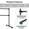 thumbnail image 5 of Goplus 4FT Portable Double Freestanding Ballet Barre Dancing Stretching Black, 5 of 10