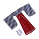 thumbnail image 1 of Ropa femenina a escala 1/6, conjunto de kimono, top y falda, accesorios de disfraz con calcetines, ropa para muñecas de 12 pulgadas, para figuras de Estilo E, 1 of 8