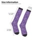 thumbnail image 2 of Fotbe Lavender Flowers Calcetas Divertidas Estampadas para Hombre y Mujer, Calcetas de Algodón hasta la Rodilla para Caminar, Correr, Enfermería y Embarazo, 2 of 6