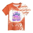 thumbnail image 4 of HCNTES Toddler Halloween Shirt Baby Boy Girl Cute Ghost Tshirt Pumpkin Short Sleeve Tee Top Kids Spooky Season Fall Outfit(R401-Orange,9-10 Years), 4 of 4