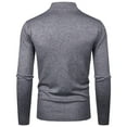 thumbnail image 4 of adviicd Sweaters for Men Winter Mens Slim Fit Turtleneck Sweater Long Sleeve Thermal Shirt Top Autumn Winter Male Knitwear Pullover (Dark Gray,XXXL), 4 of 4