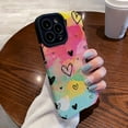 thumbnail image 6 of Love Heart Colorful Personalized Painting Silicone Case for Women Girls Compatible with iPhone Case (iPhone 12), 6 of 6