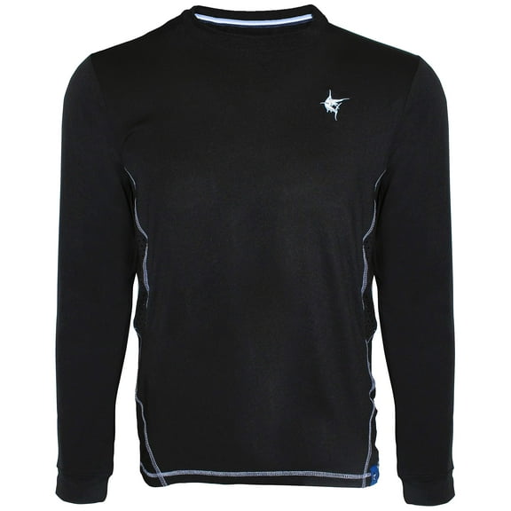 White Water Grander Breathable Long Sleeve Shirt (Black, Medium)